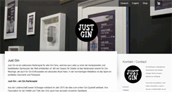 Desktop Screenshot of justgin.net